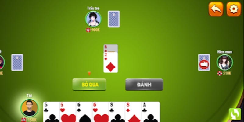 Màn hình chọn bàn cược đa dạng mức độ Màn hình chọn bàn cược đa dạng mức độ